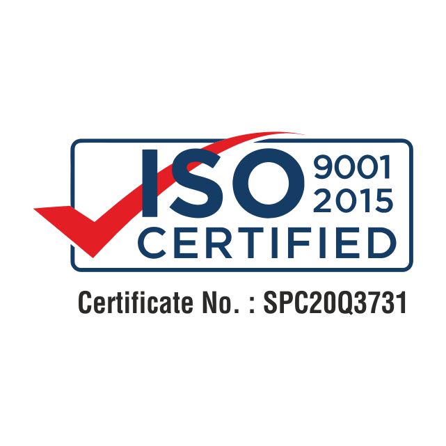 ISO 9001:2015 Certified Quality Management System